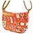 Pochette Sursoie To Go em seda laranja e couro Swift com fivelas Hermès - vista 2