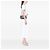 Sciarpa Chanel White Silk and Lambskin Coco Mademoiselle Flap Bianco Crudo - vista 5