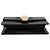 Gucci Black Super Mini Calfskin Web Sylvie Chain Crossbody Nero - vista 3