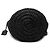 Borsa Saint Laurent Black Small Raffia Panier Nero - vista 3