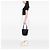 Borsa Saint Laurent Black Small Raffia Panier Nero - vista 6