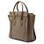 Céline Bolsa Celine Brown Micro Leather Luggage Tote Marrom Taupe - vista 2