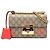 Gucci Beige Small GG Supreme Love Padlock Crossbody