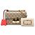 Gucci Beige Small GG Supreme Love Padlock Crossbody - vista 7