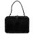 Borsa a mano Valentino Black Pony Hair Rockstud Nero