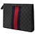 Clutch Gucci Black GG Supreme Web Nero - vista 2
