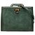 Salvatore Ferragamo Valigetta Gancini in scamosciato e pelle verde Ferragamo