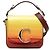 Borsa Chloé Yellow Mini Croc Embossed Ombre Calfskin C Satchel