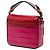 Chloé Pink Mini Tricolor Croc Embossed Calfskin C Satchel Tasche - Ansicht 2