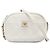 Borsa Chanel White Small Quilted Goatskin Casual Trip Camera Bag Bianco