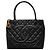 Tote Chanel Black Caviar Medallion Nero