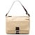 Borsa a tracolla Fendi in tela Zucca marrone Beige