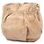 Borsa Bucket Antique in pelle nappa beige Prada - vista 2