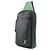 Borsa a tracolla Louis Vuitton Black Monogram Eclipse Avenue Slingbag PM Nero - vista 3
