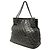 Tote Chanel Black Large Glazed Calfskin Quilted Chain Me Nero - vista 2