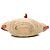 Chloé Mini Basket Marcie in Raffia Beige a tracolla - vista 3