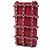 Clutch Tech Me Out in agnello rosso con catena Chanel - Ansicht 2