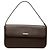 Borsa a tracolla con patta in pelle marrone Burberry Marrone scuro