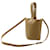 Borsa a secchiello LOEWE Brown Mini Leather Pebble Marrone - vista 2