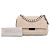 Stella Mc Cartney Borsa a mano Becks in ecopelle intrecciata bianca Stella McCartney Bianco - vista 7