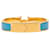 Hermès Blue Narrow Enamel Clic H Bracelet PM  - view 3