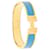 Hermès Blue Narrow Enamel Clic H Bracelet PM  - view 4
