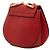 Chloé Drew Crossbody in agnello granulato nano rosso - vista 2
