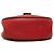 Chloé Drew Crossbody in agnello granulato nano rosso - vista 3