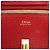 Chloé Drew Crossbody in agnello granulato nano rosso - vista 5