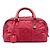 LOEWE Amazona 28 in scamosciato rosso con cuciture