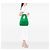 Sacola de compras Green Terry Cloth Bottega Veneta Verde - vista 5