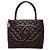 Chanel Brown Caviar Medallion Tote Braun Dunkelbraun