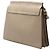 Borsa a tracolla Faye in pelle grigia media Chloé Marrone - vista 2