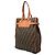 Fendi Tote aus braunem Zucca-Canvas - Ansicht 2