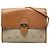 Borsa a tracolla Dior in tela rivestita beige honeycomb