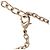 Collana con pendente Chanel Gold CC placcato oro con fiore di perle finte e cuore in strass D'oro - vista 4