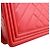 Chanel Boy Flap in agnello trapuntato Chevron e Diamante rosso Medium - vista 7
