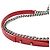 Chanel Boy Flap in agnello trapuntato Chevron e Diamante rosso Medium - vista 8