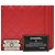 Chanel Boy Flap in agnello trapuntato Chevron e Diamante rosso Medium - vista 9