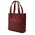 Tote Chanel Red Small CC Calfskin Surpique Rosso Bordò - vista 2