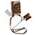 Petite Mendigote Borsa a tracolla in pelle e pony hair zebra Multicolore Beige