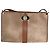 Borsa a tracolla in scamosciato e pelle Christian Dior Marrone Beige
