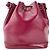 Borsa a Spalla Louis Vuitton Noe BB - Rosso - vista 3