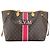 Borsa Tote Louis Vuitton Neverfull Heritage MM Marrone - vista 2