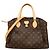 Borsa Louis Vuitton Monogram Rivoli MM Marrone