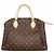 Borsa Louis Vuitton Monogram Rivoli MM Marrone - vista 11