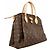 Borsa Louis Vuitton Monogram Rivoli MM Marrone - vista 2