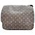 Borsa Messenger Louis Vuitton Bobour MM Marrone - vista 2