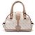 Bolso Bowling Loewe Anagram Mini Traveler Beige - vista 2