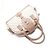 Bolso Bowling Loewe Anagram Mini Traveler Beige - vista 8